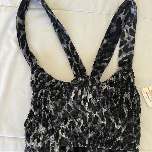 Free People Virgo Moon velvet animal print mini dress - Picture 3 of 11